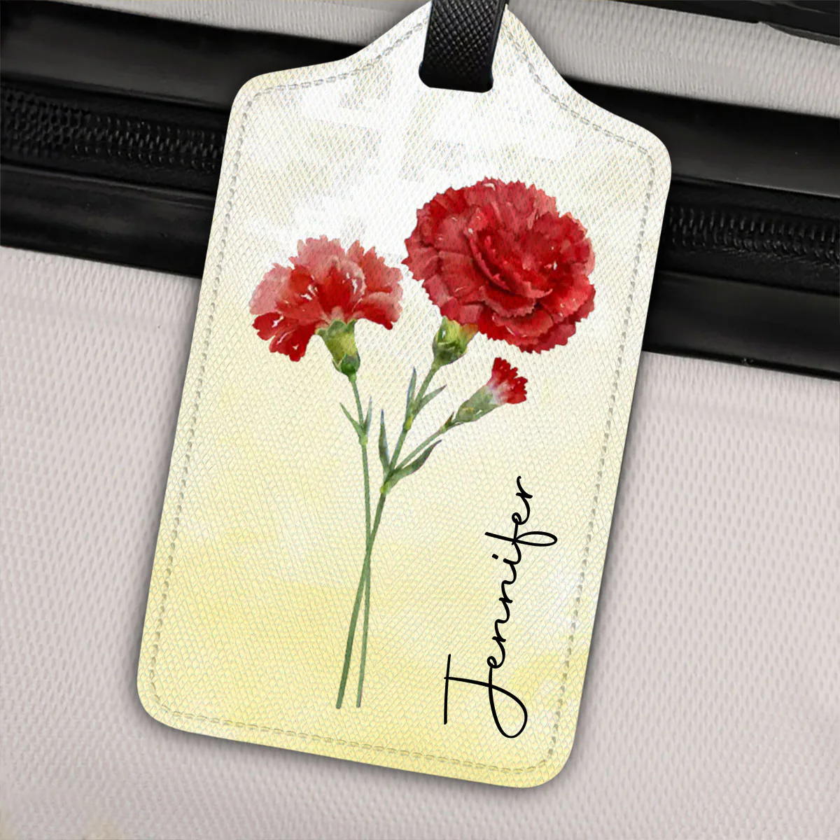 Summer Is Calling - Personalized Custom Luggage Tag - Image 2