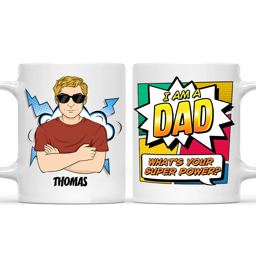 Super Dad - Personalized Custom Coffee Mug