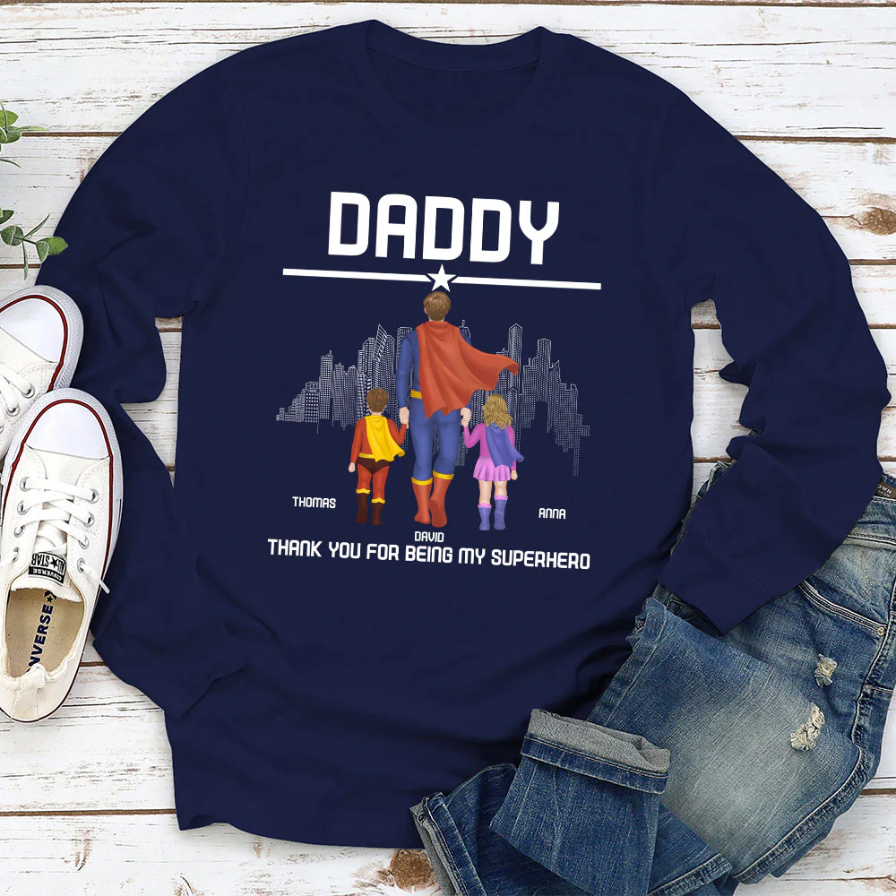Superhero Dad - Personalized Custom Shirt - Image 7