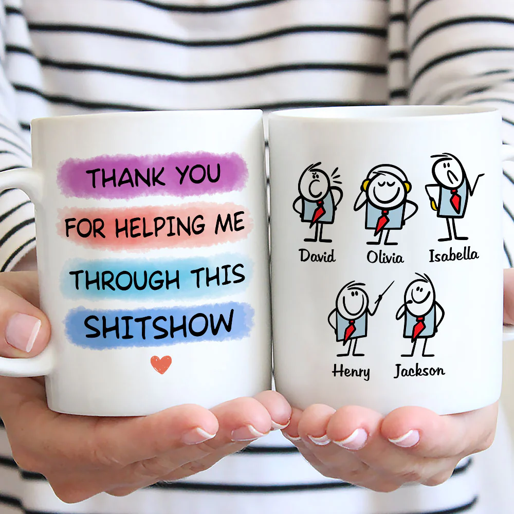 Support Through The Storm - Personalized Custom Coffee Mug - Image 3