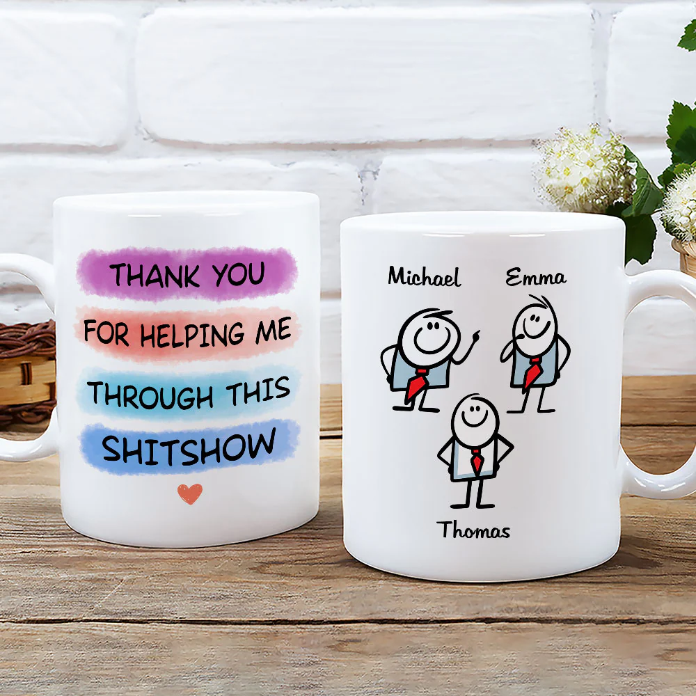 Support Through The Storm - Personalized Custom Coffee Mug - Image 4