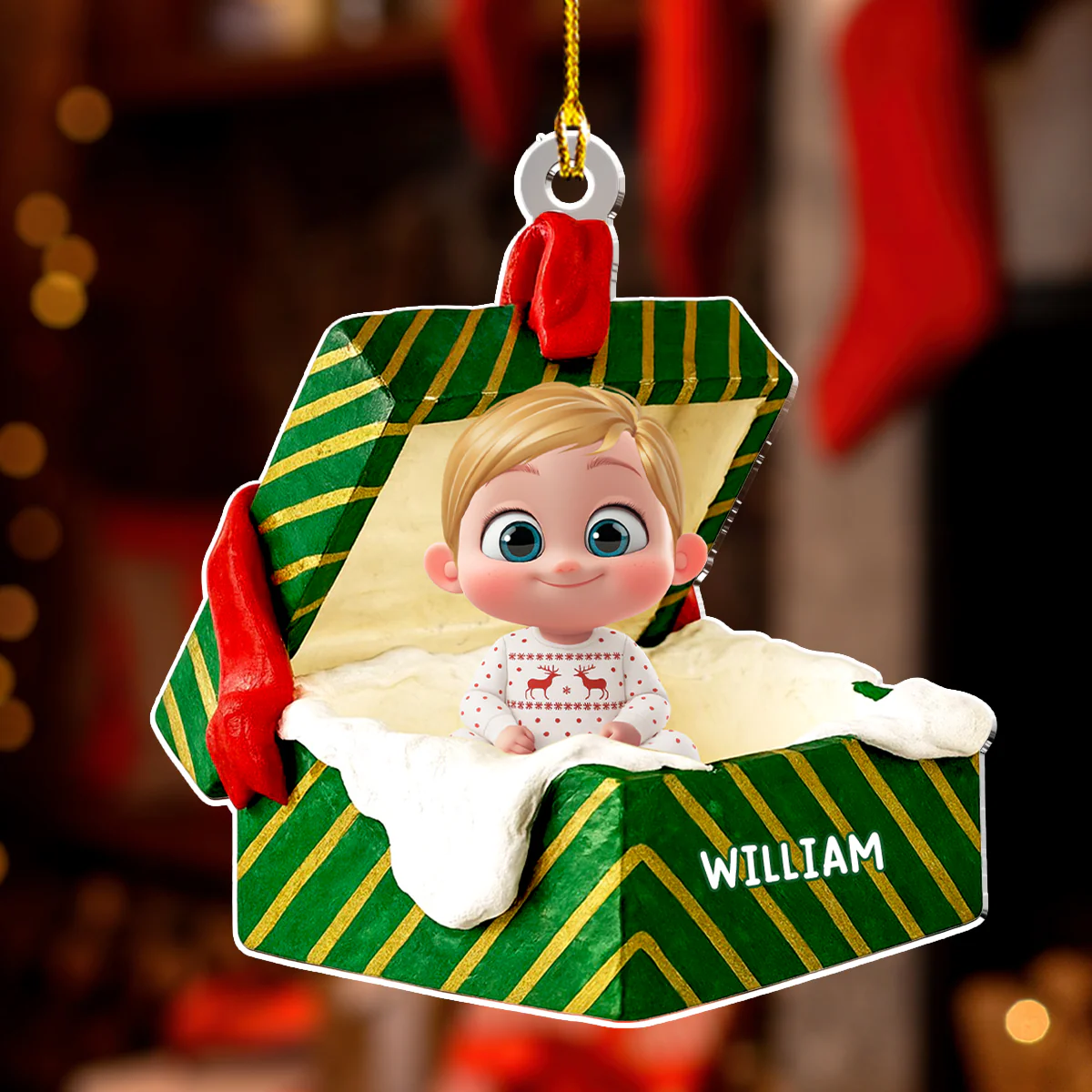 Surprise Gift - Personalized Custom Acrylic Ornament - Image 2