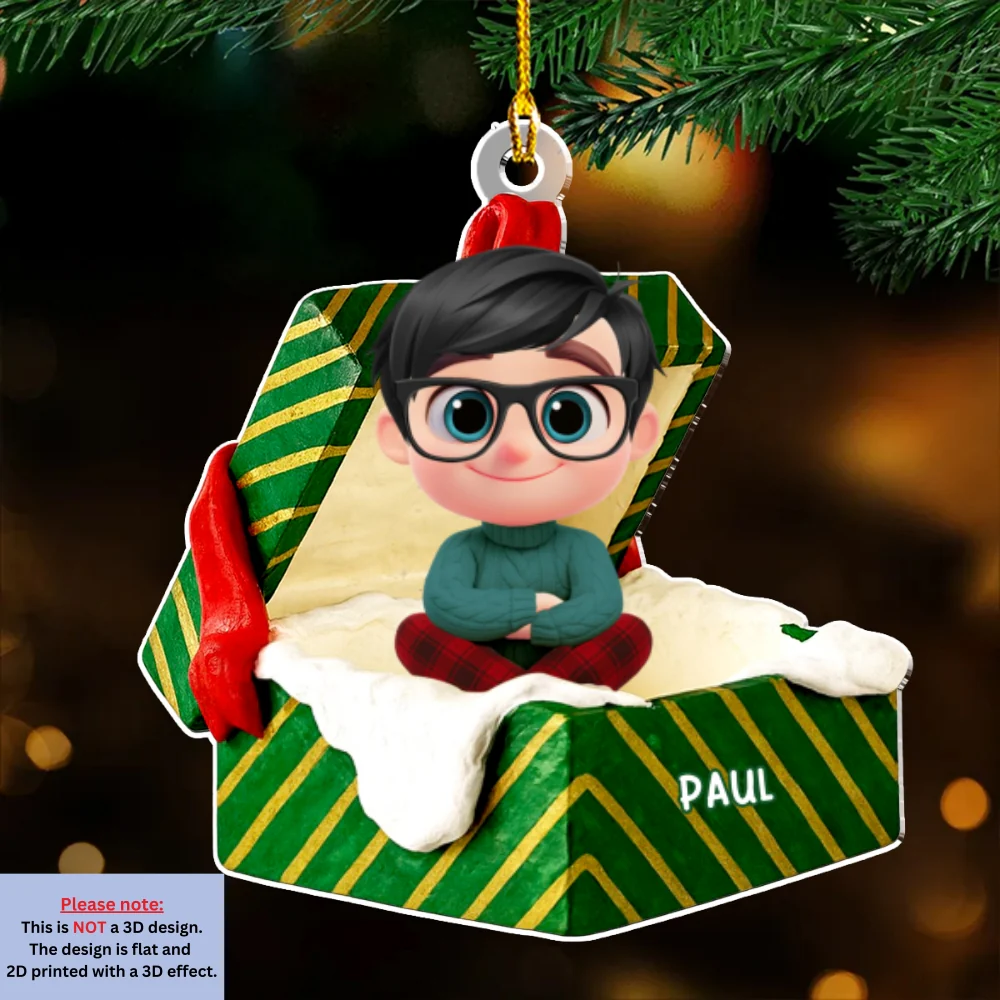 Surprise Gift - Personalized Custom Acrylic Ornament - Image 7