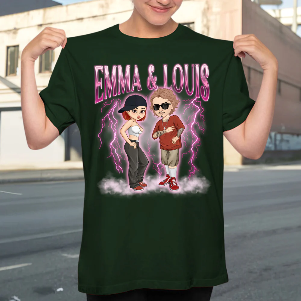 Swag Couple - Personalized Custom Shirt - Image 2
