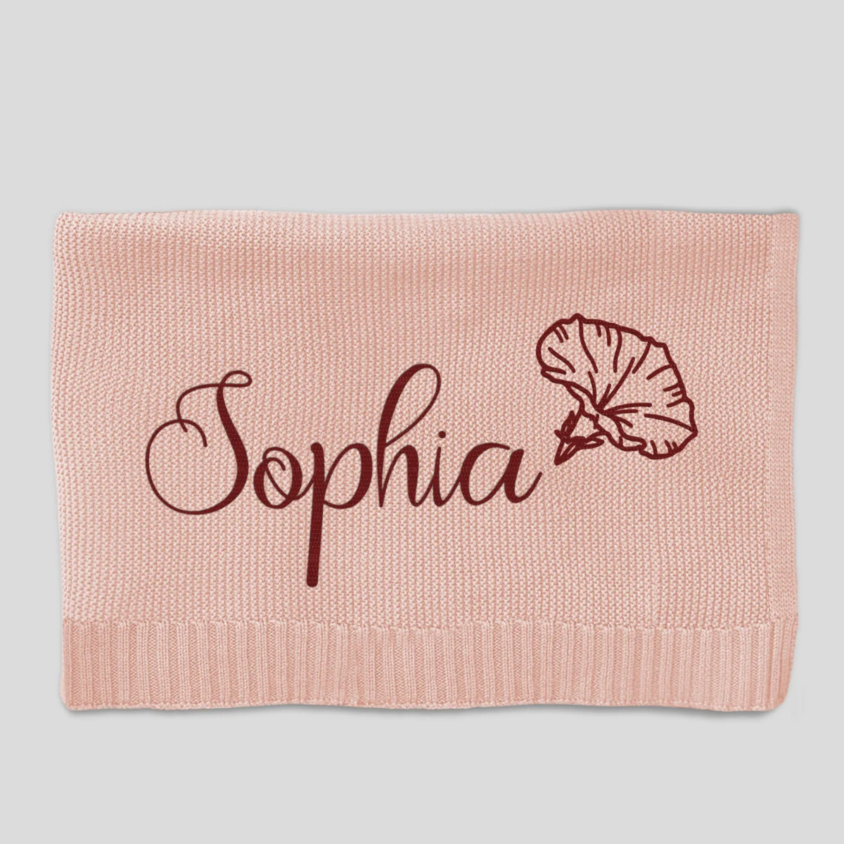 Sweat Dream - Personalized Custom Embroidered Knitted Baby Blanket - Image 8