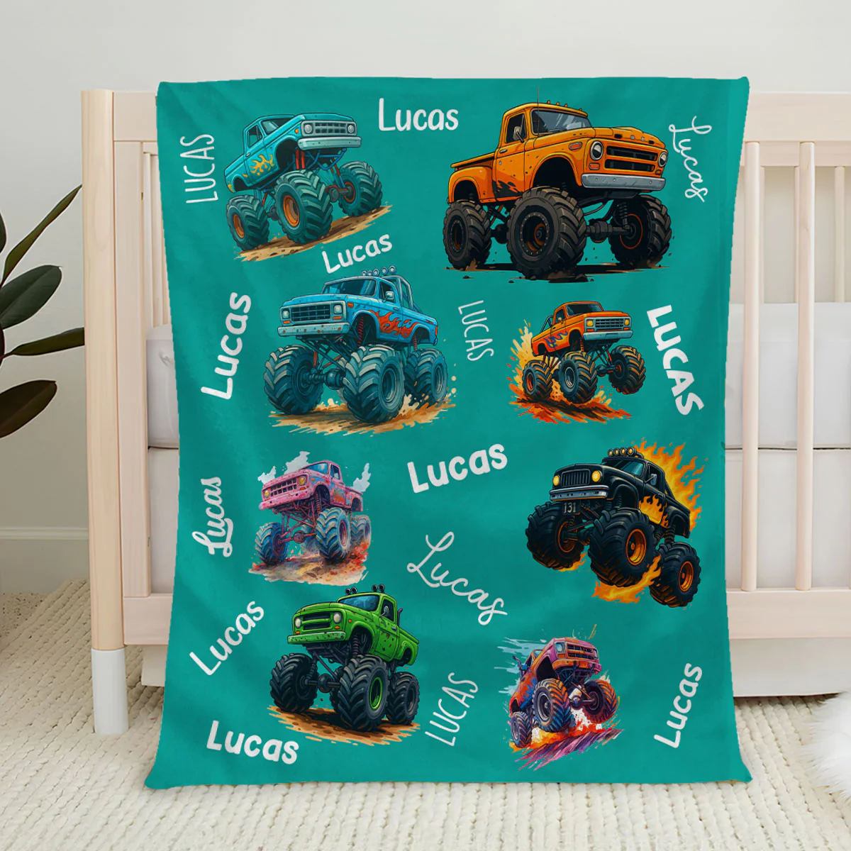 Sweet Dreams - Personalized Custom Fleece Blanket - Image 5