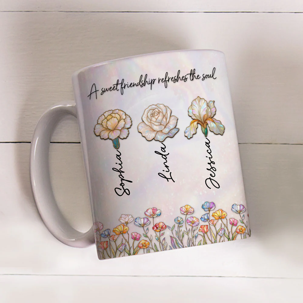 Sweet Friendship Bible - Personalized Custom Coffee Mug - Image 2