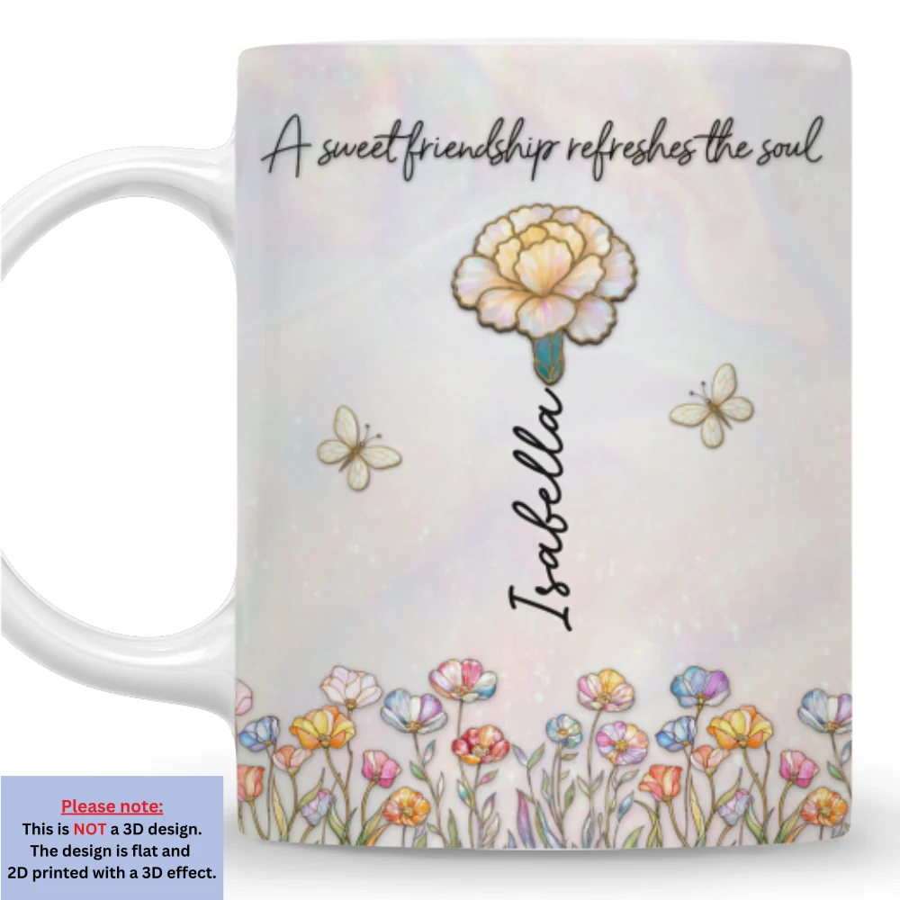 Sweet Friendship Bible - Personalized Custom Coffee Mug - Image 7