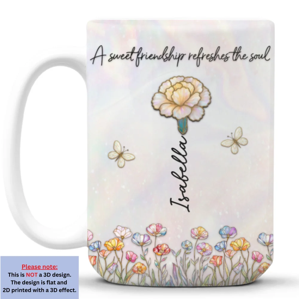 Sweet Friendship Bible - Personalized Custom Coffee Mug - Image 8