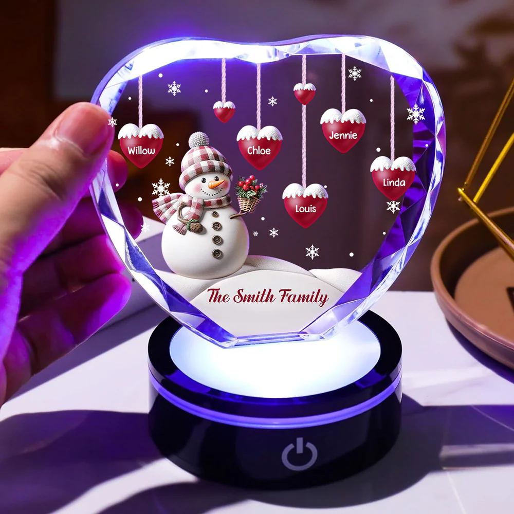 Sweet Heart - Personalized Custom Crystal Led Light - Image 4