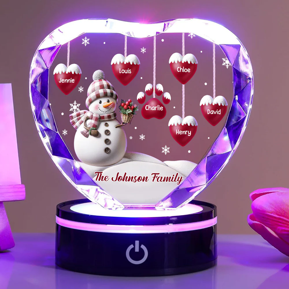 Sweet Heart - Personalized Custom Crystal Led Light - Image 5