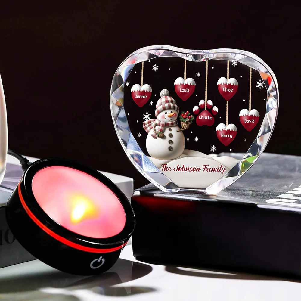 Sweet Heart - Personalized Custom Crystal Led Light - Image 6