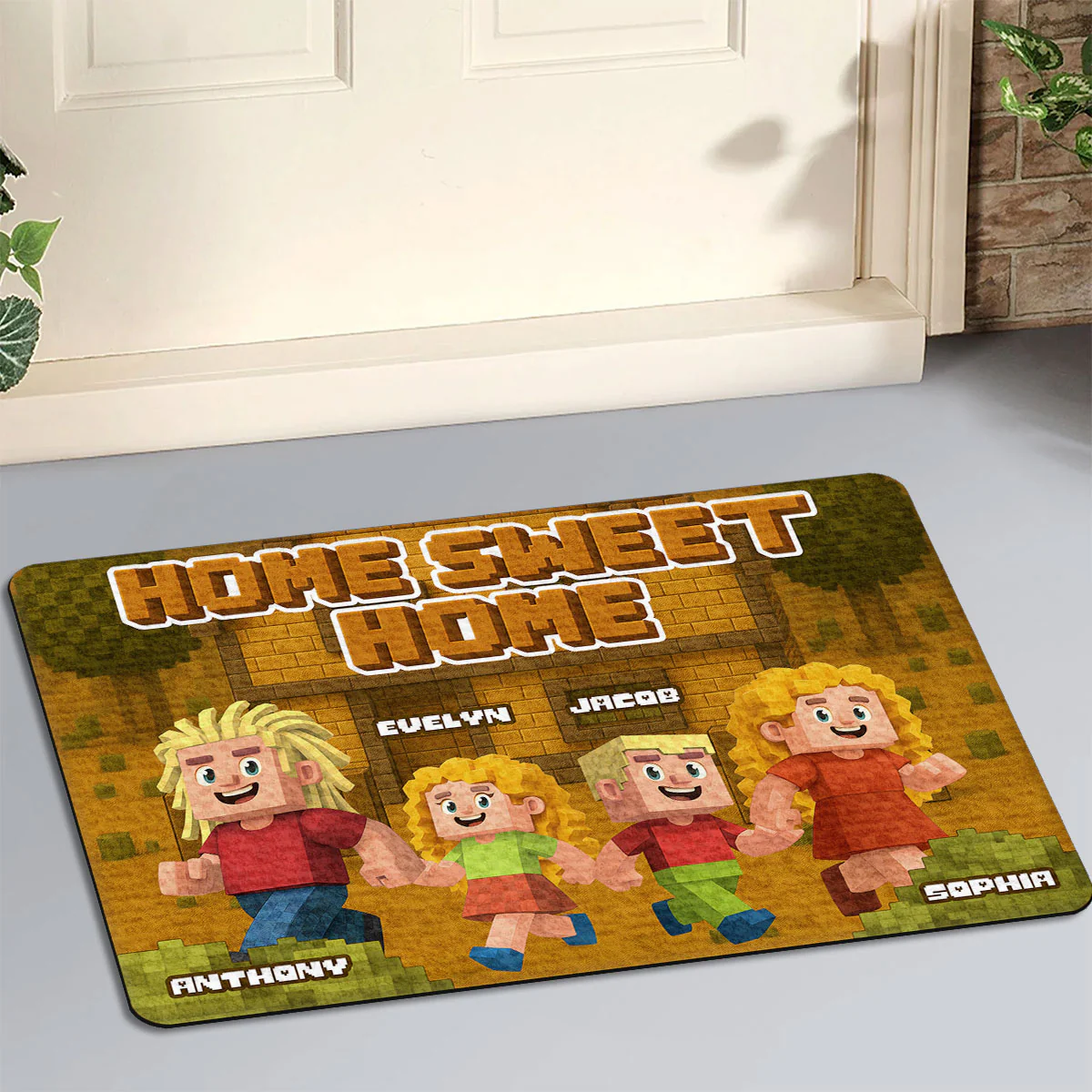 Sweet Home - Personalized Custom Doormat - Image 2