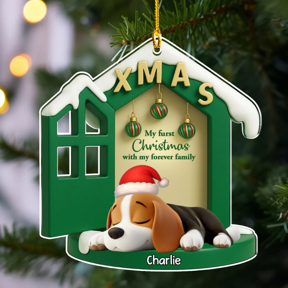 Sweetest Home Ever - Personalized Custom 3D Effect Acrylic Ornament - Image 7