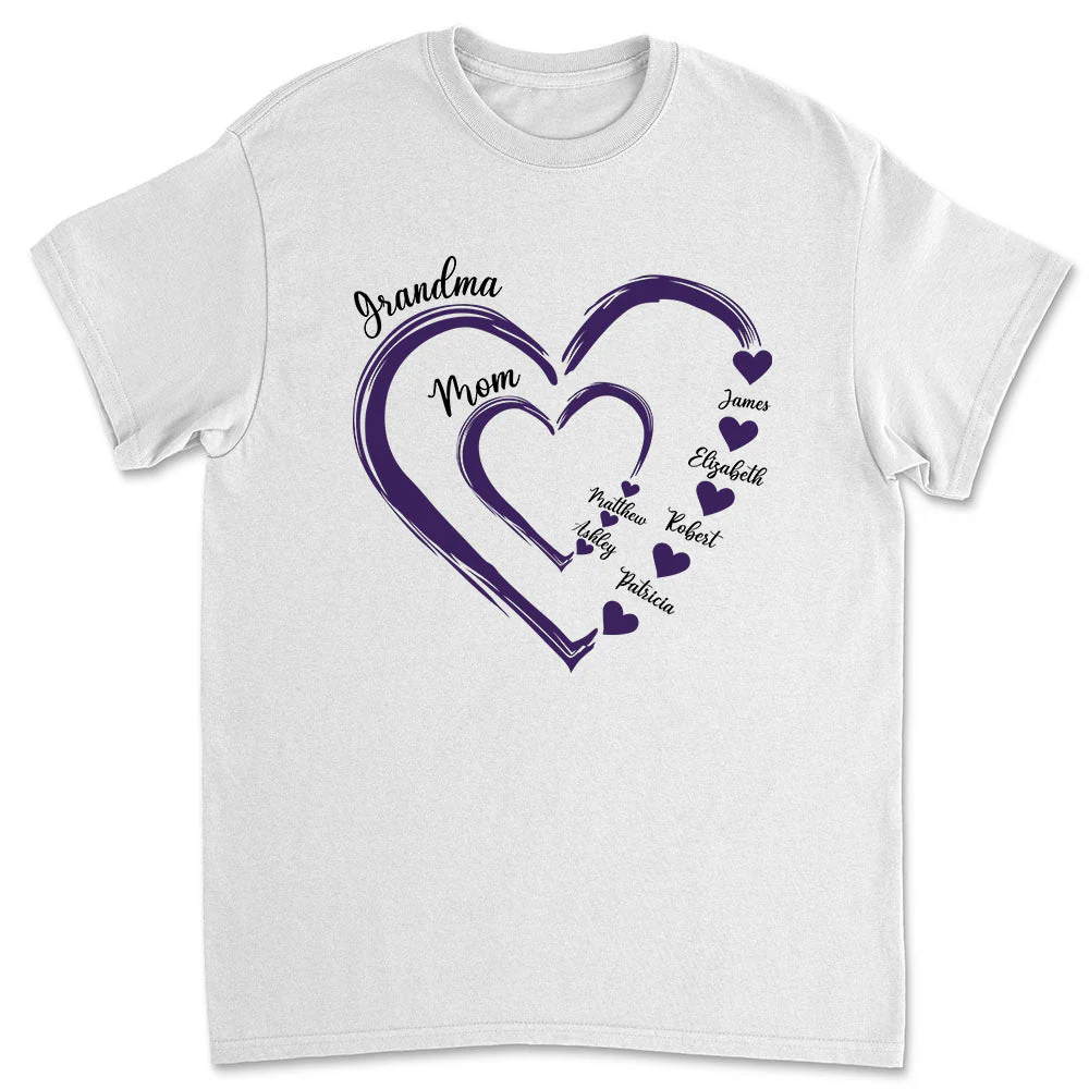 Sweethearts Of Mom - Personalized Custom Unisex T-shirt - Image 2