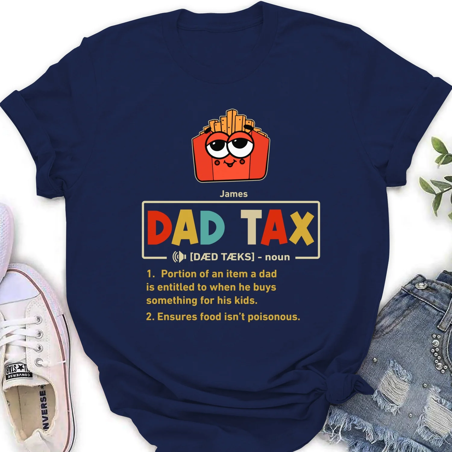 Taste Test Approved By Dad - Personalized Custom Shirt - Image 23