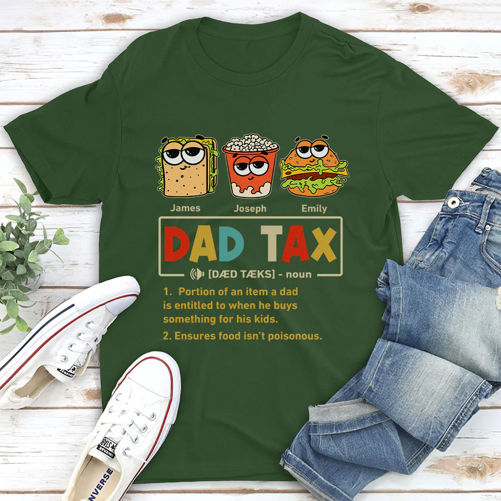 Taste Test Approved By Dad - Personalized Custom Shirt - Image 5