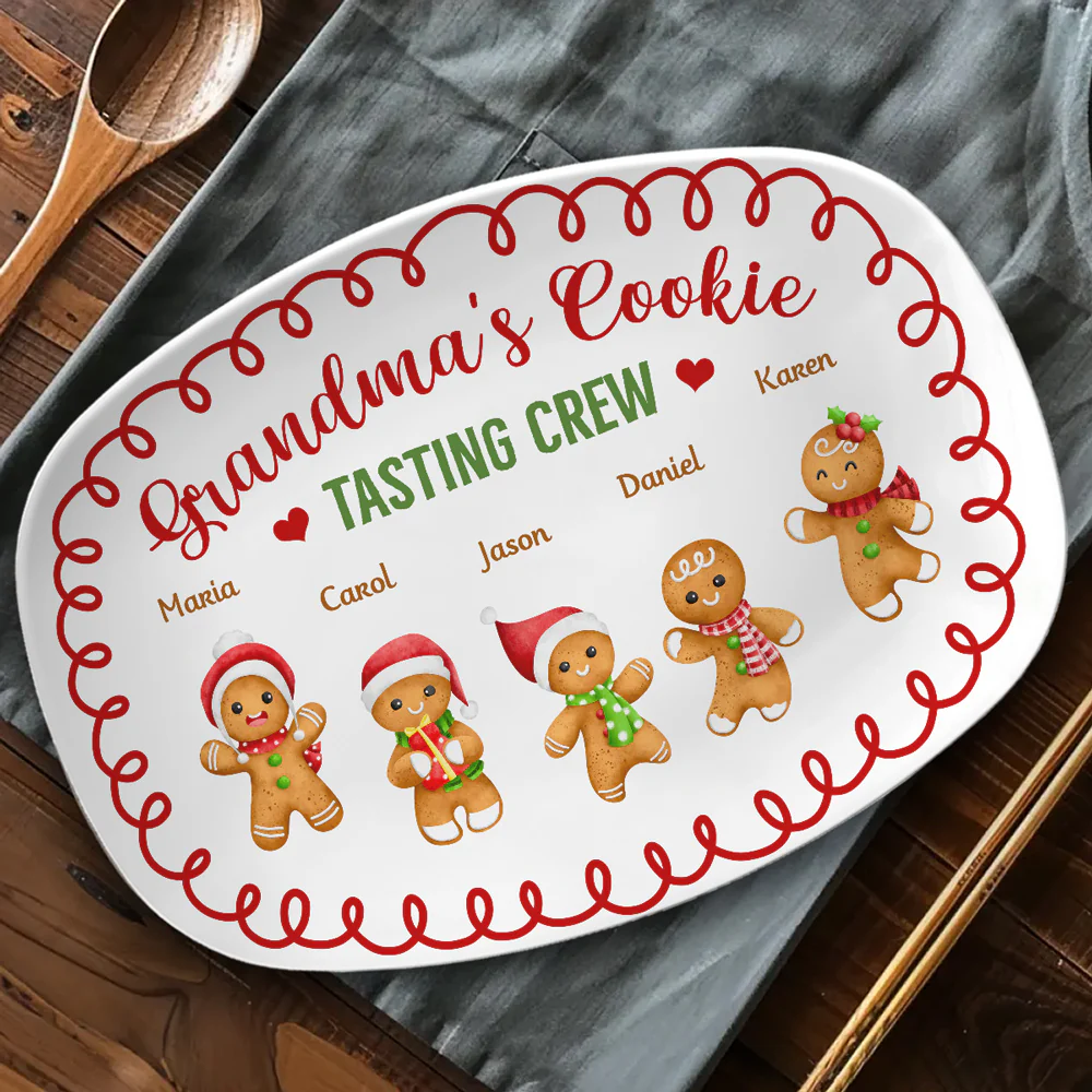 Tasting Crew Of Grandma - Personalized Custom Platter - Image 3