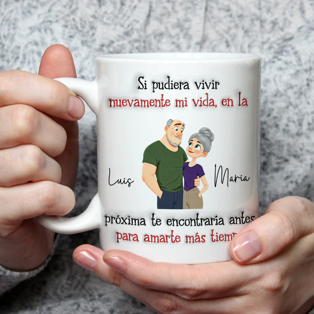 Te quiero muchísimo – Taza personalizada con efecto 3D inflado - Image 3