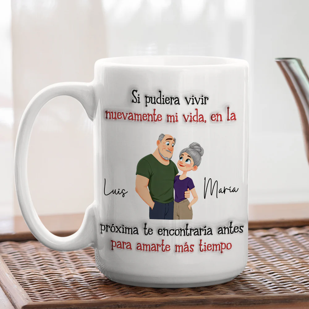 Te quiero muchísimo – Taza personalizada con efecto 3D inflado - Image 4