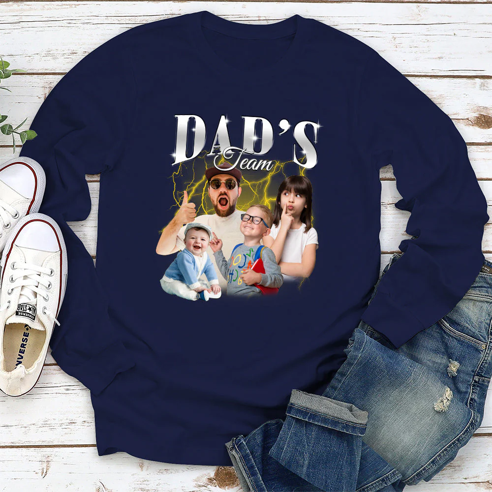 Team Of Daddy - Personalized Custom Shirt - Image 5
