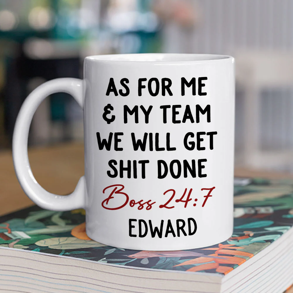 Team Of Legends In Action - Personalized Custom Coffee Mug - Image 2