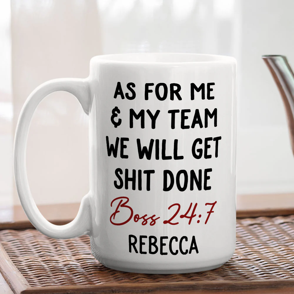 Team Of Legends In Action - Personalized Custom Coffee Mug - Image 4