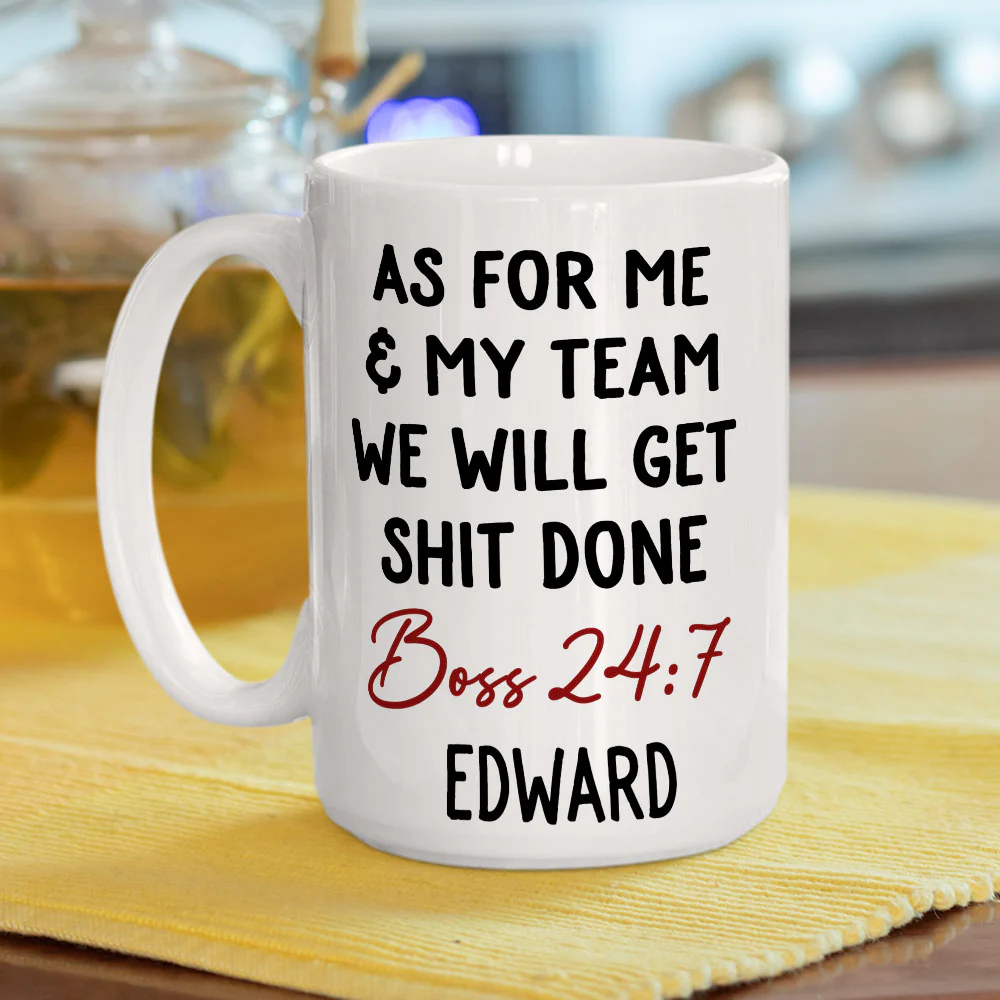 Team Of Legends In Action - Personalized Custom Coffee Mug - Image 5