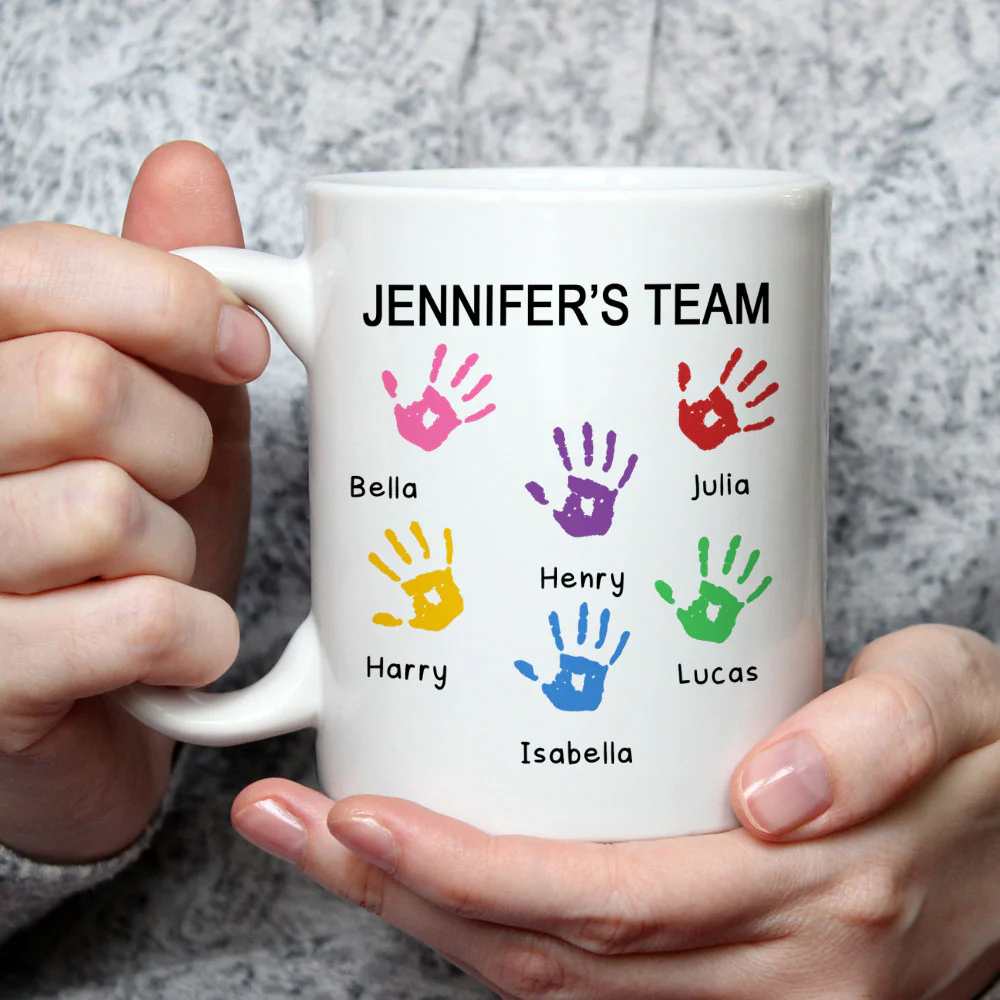 Team Spirit - Personalized Custom Coffee Mug - Image 2