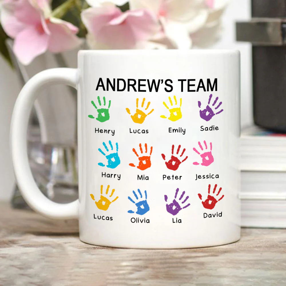 Team Spirit - Personalized Custom Coffee Mug - Image 3