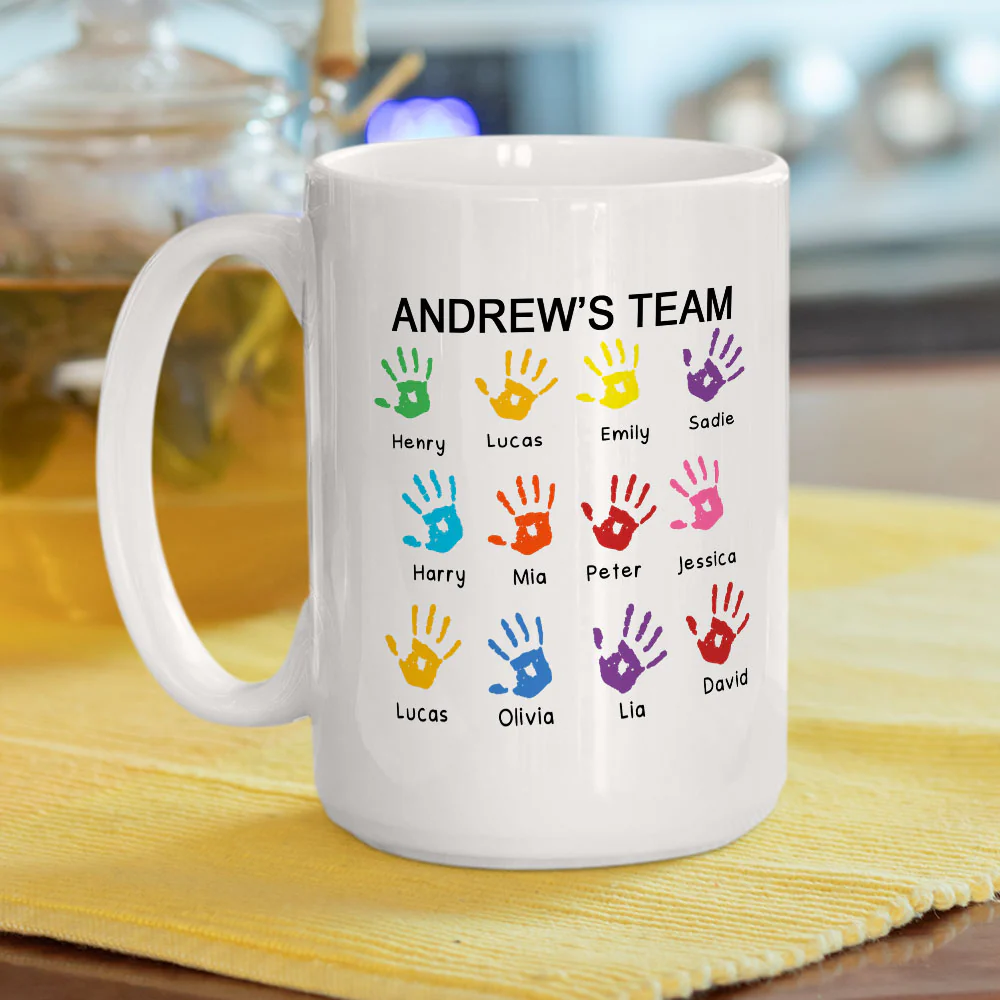 Team Spirit - Personalized Custom Coffee Mug - Image 5