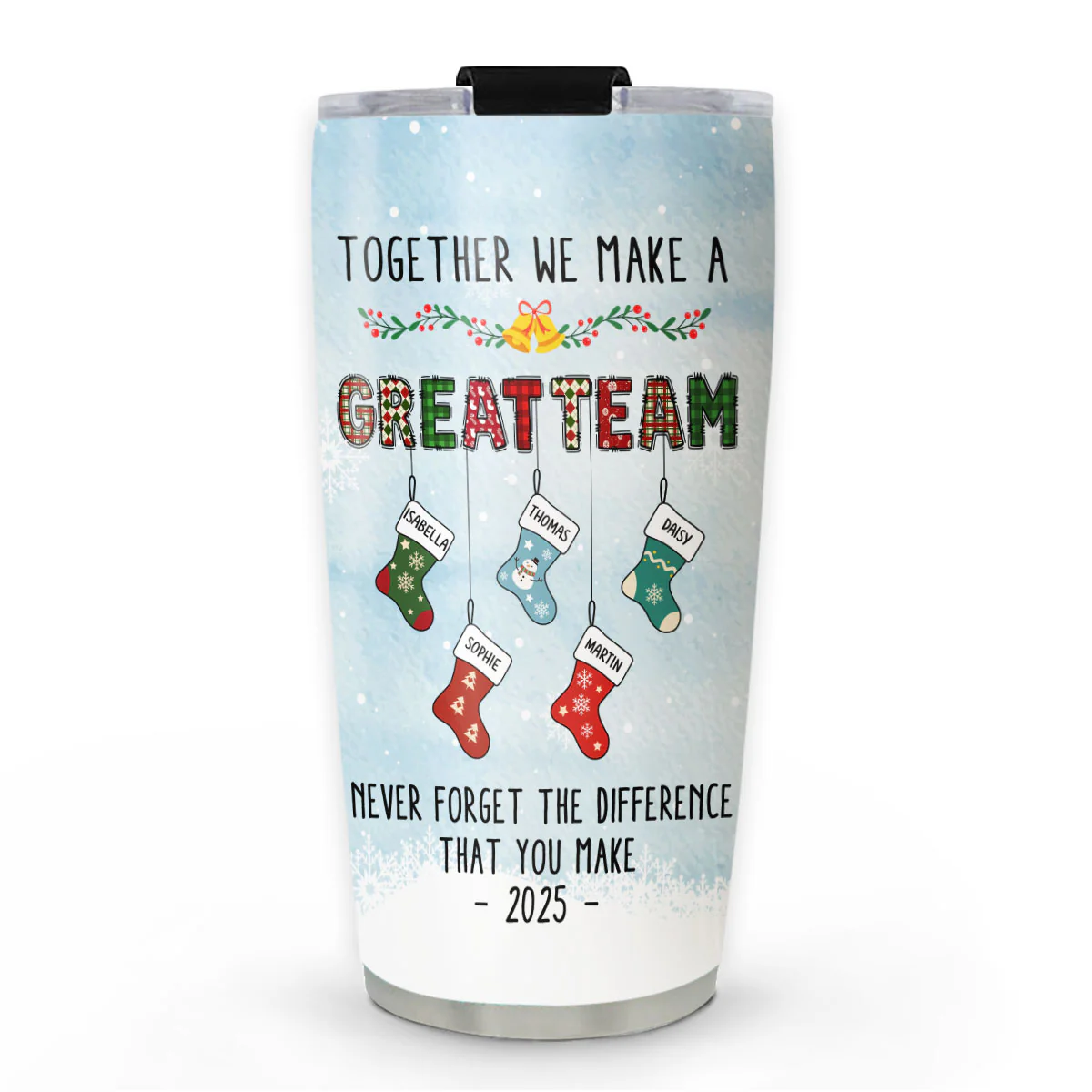 Teamwork Makes The Dream Work - Personalized Custom Tumbler