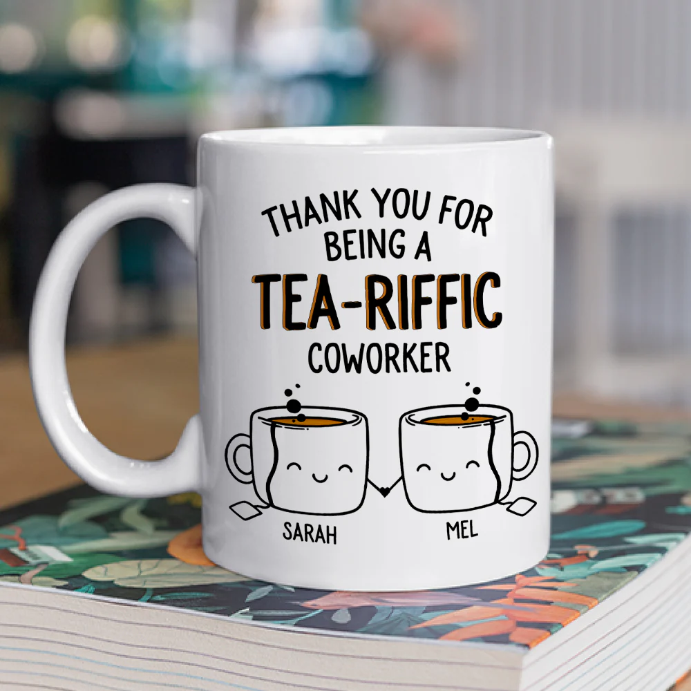 Teariffic Coworker - Personalized Custom Coffee Mug - Image 2