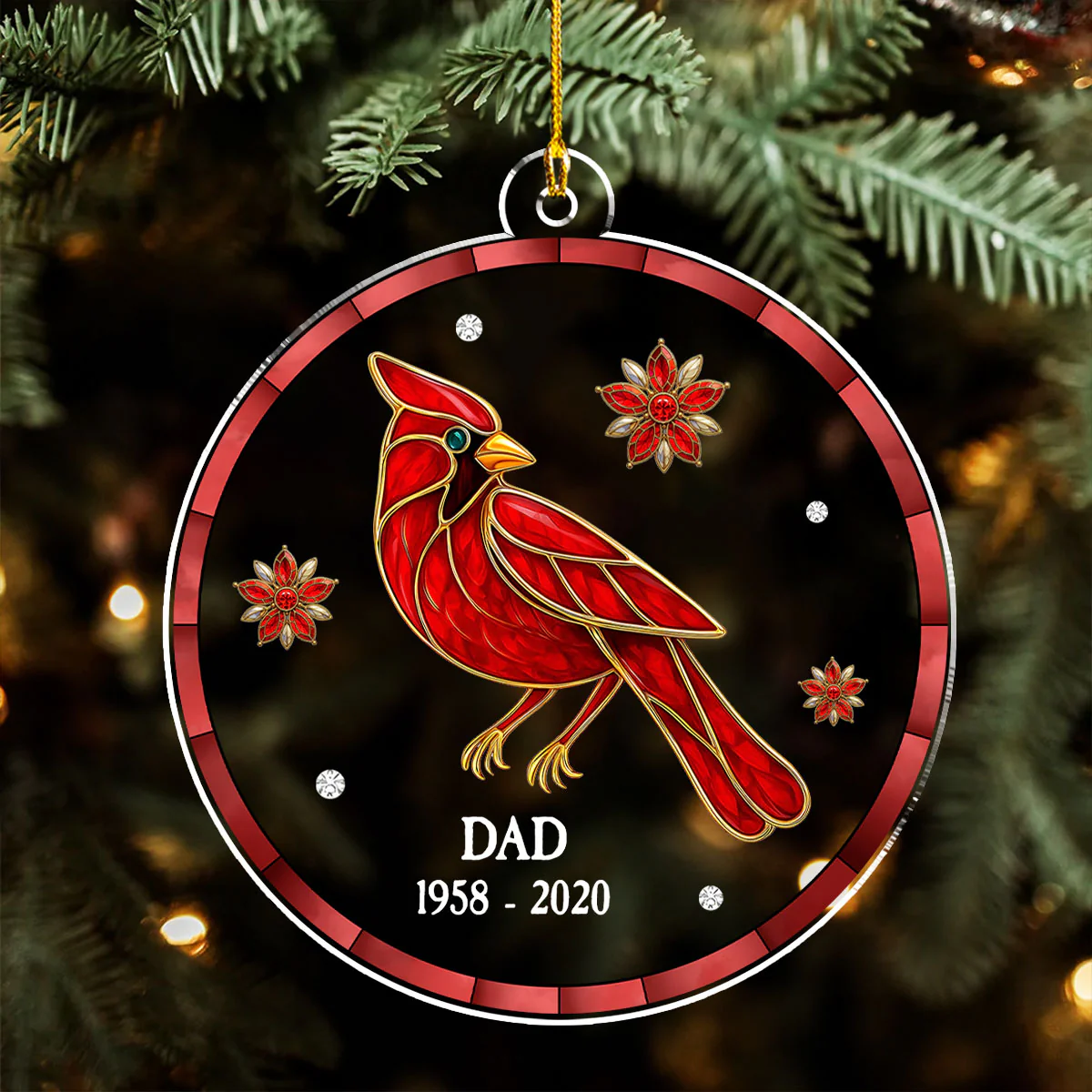 Tears In Heaven - Personalized Custom Acrylic Ornament - Image 3