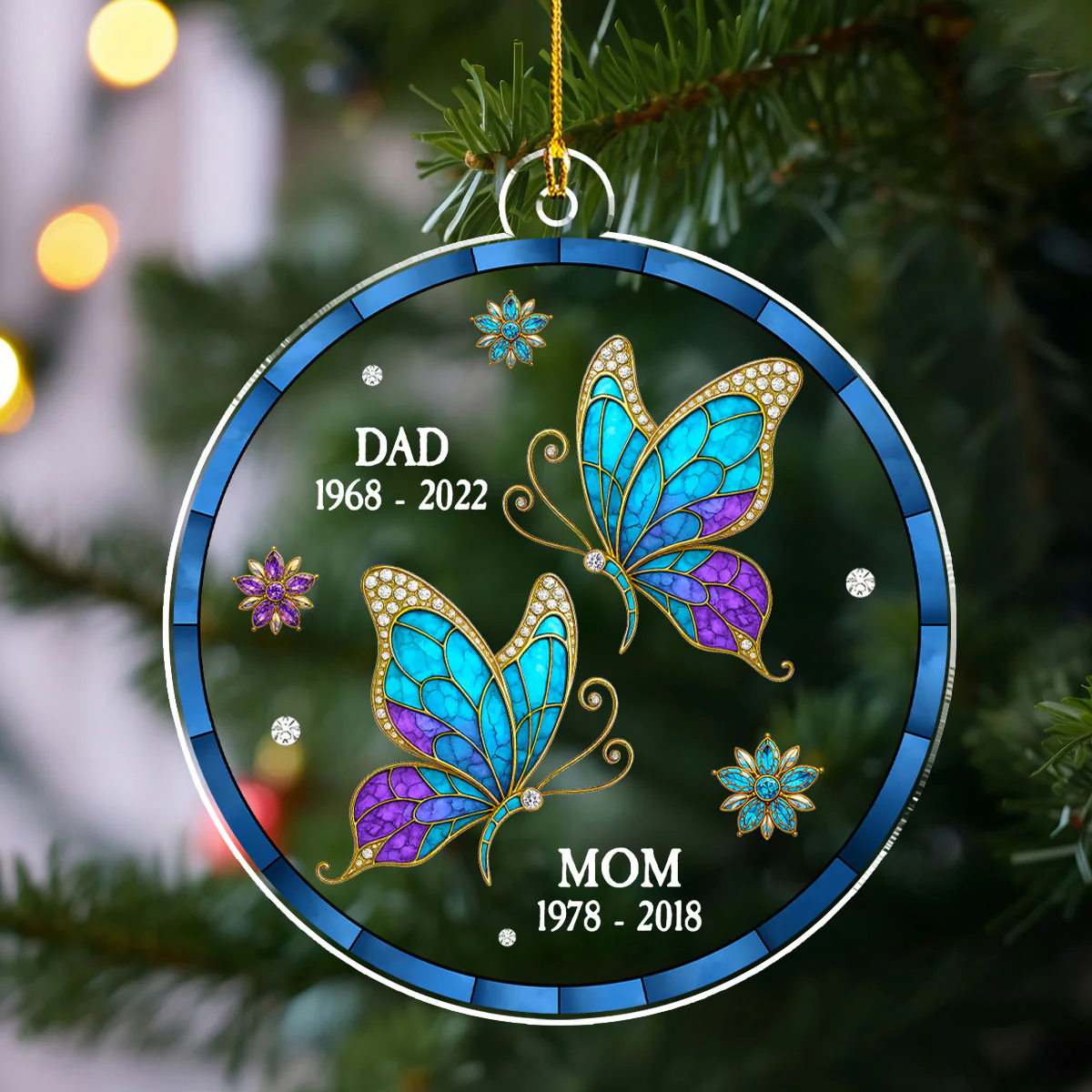 Tears In Heaven - Personalized Custom Acrylic Ornament - Image 4