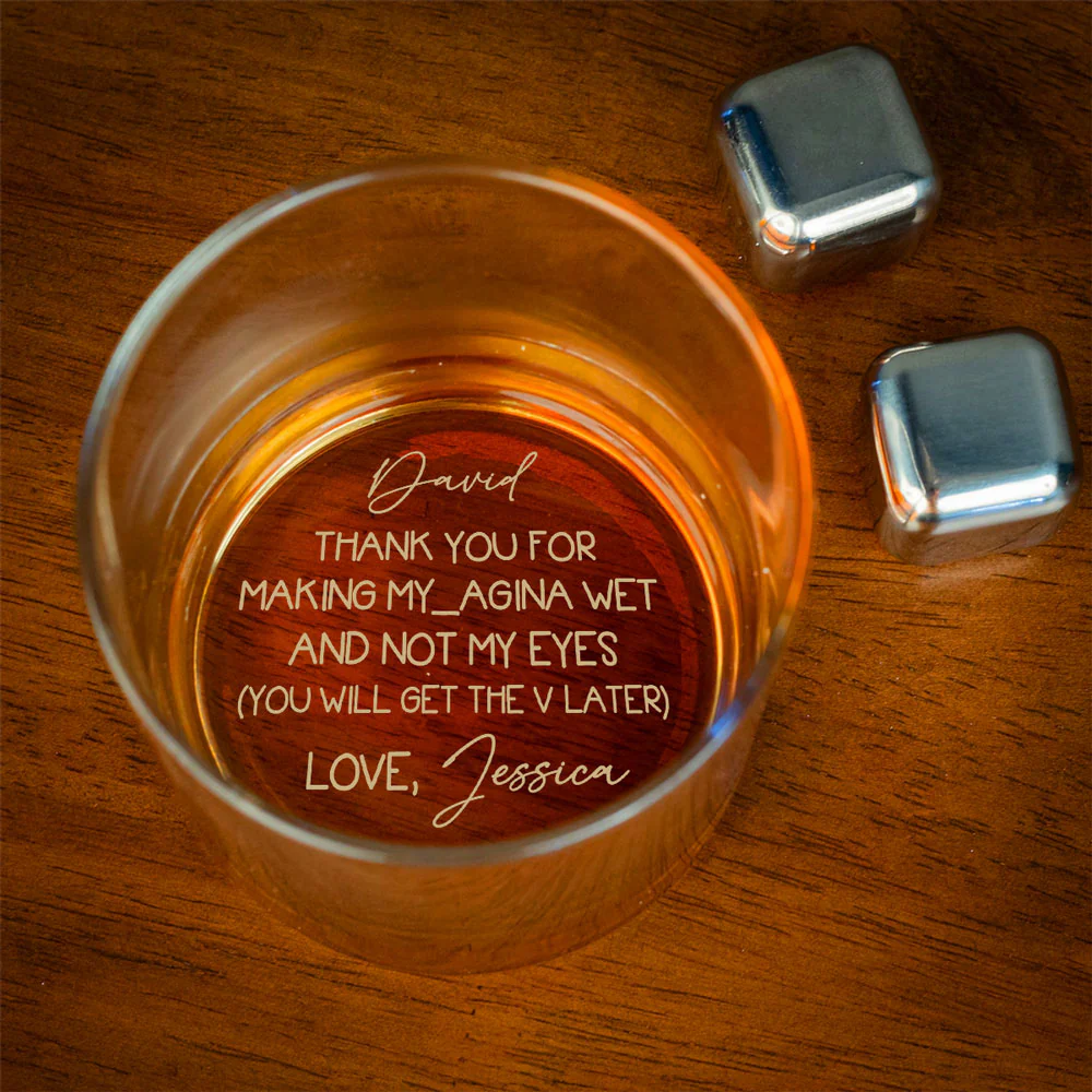 Thank For All - Personalized Custom Engraved Whiskey Glass - Image 2