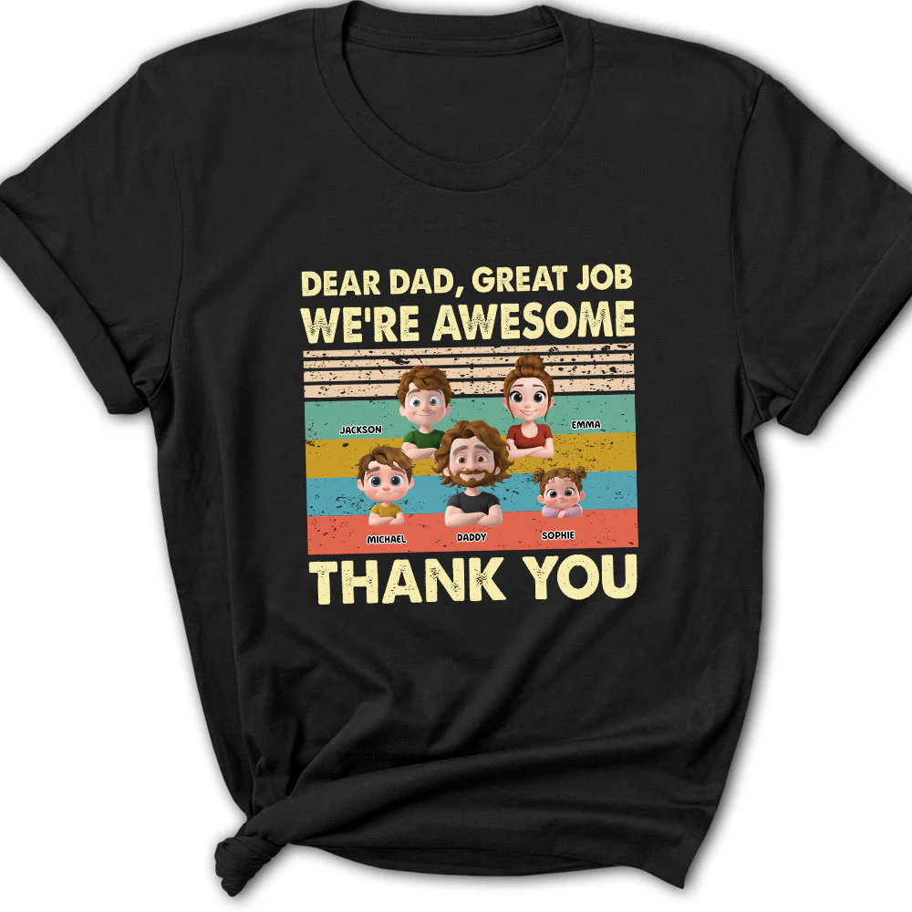 Thank You Dad - Personalized Custom Shirt - Image 13