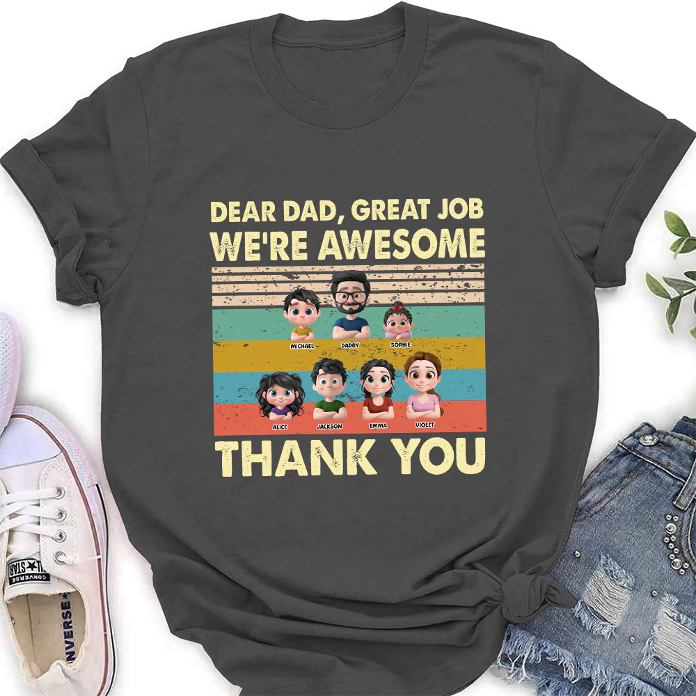 Thank You Dad - Personalized Custom Shirt - Image 15