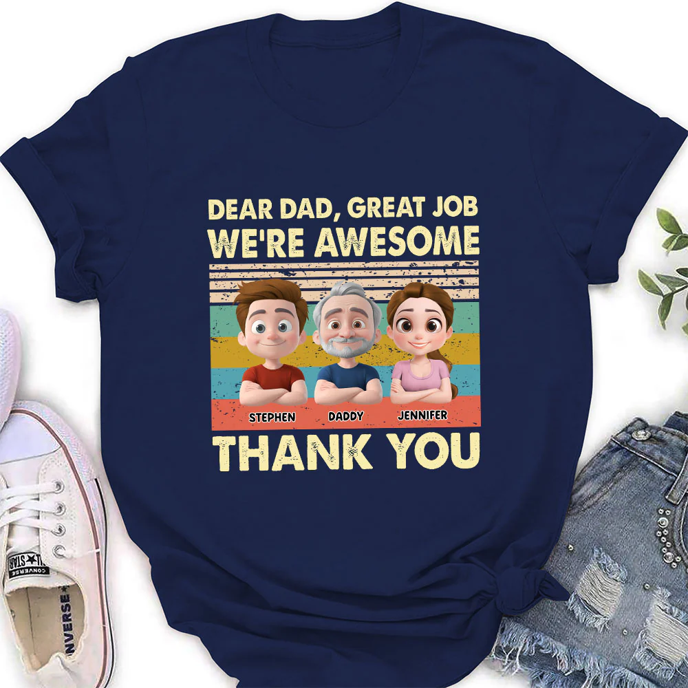 Thank You Dad - Personalized Custom Shirt - Image 16