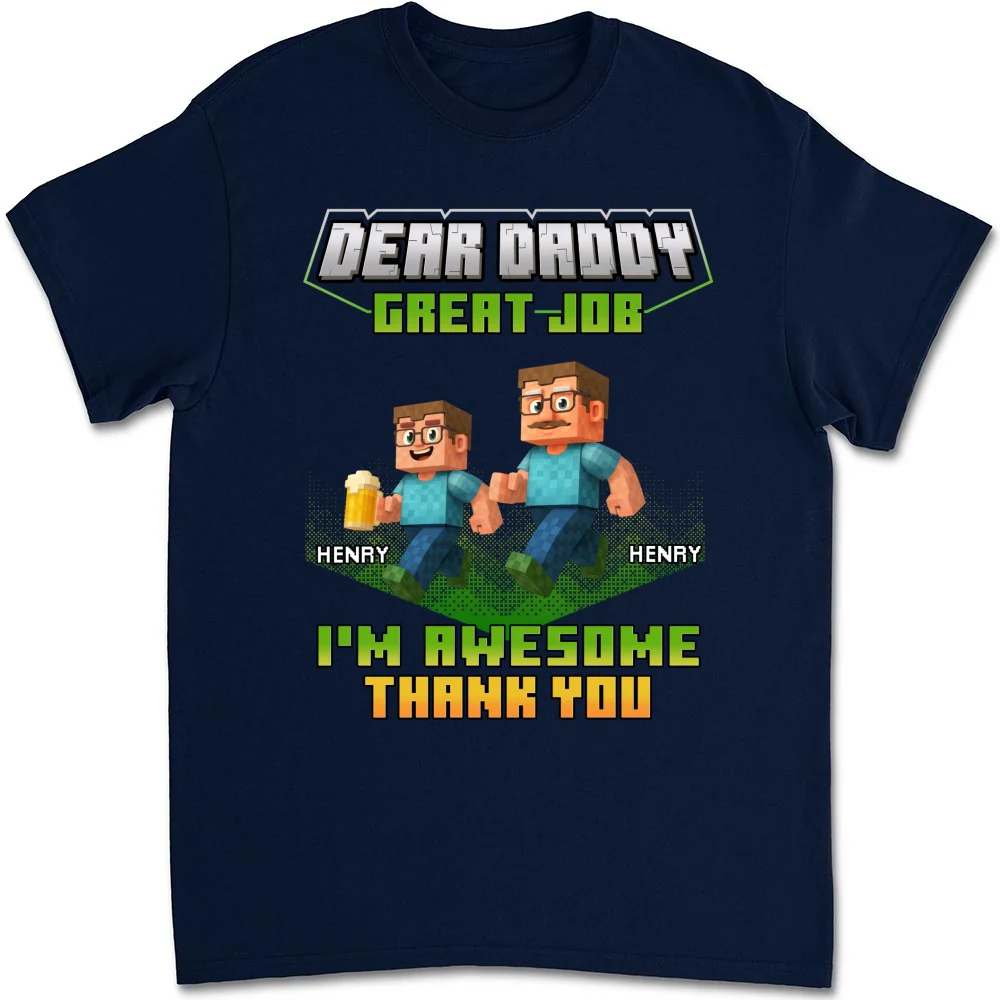 Thank You Dadcraft - Personalized Custom Shirt - Image 12