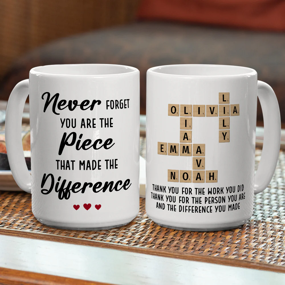 Thank You For All - Personalized Custom Coffee Mug - Image 5