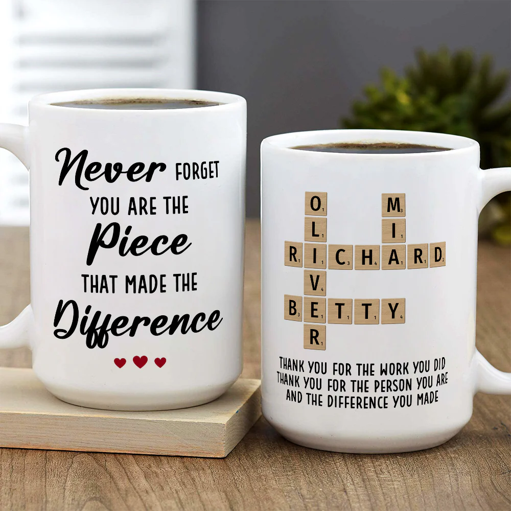 Thank You For All - Personalized Custom Coffee Mug - Image 6