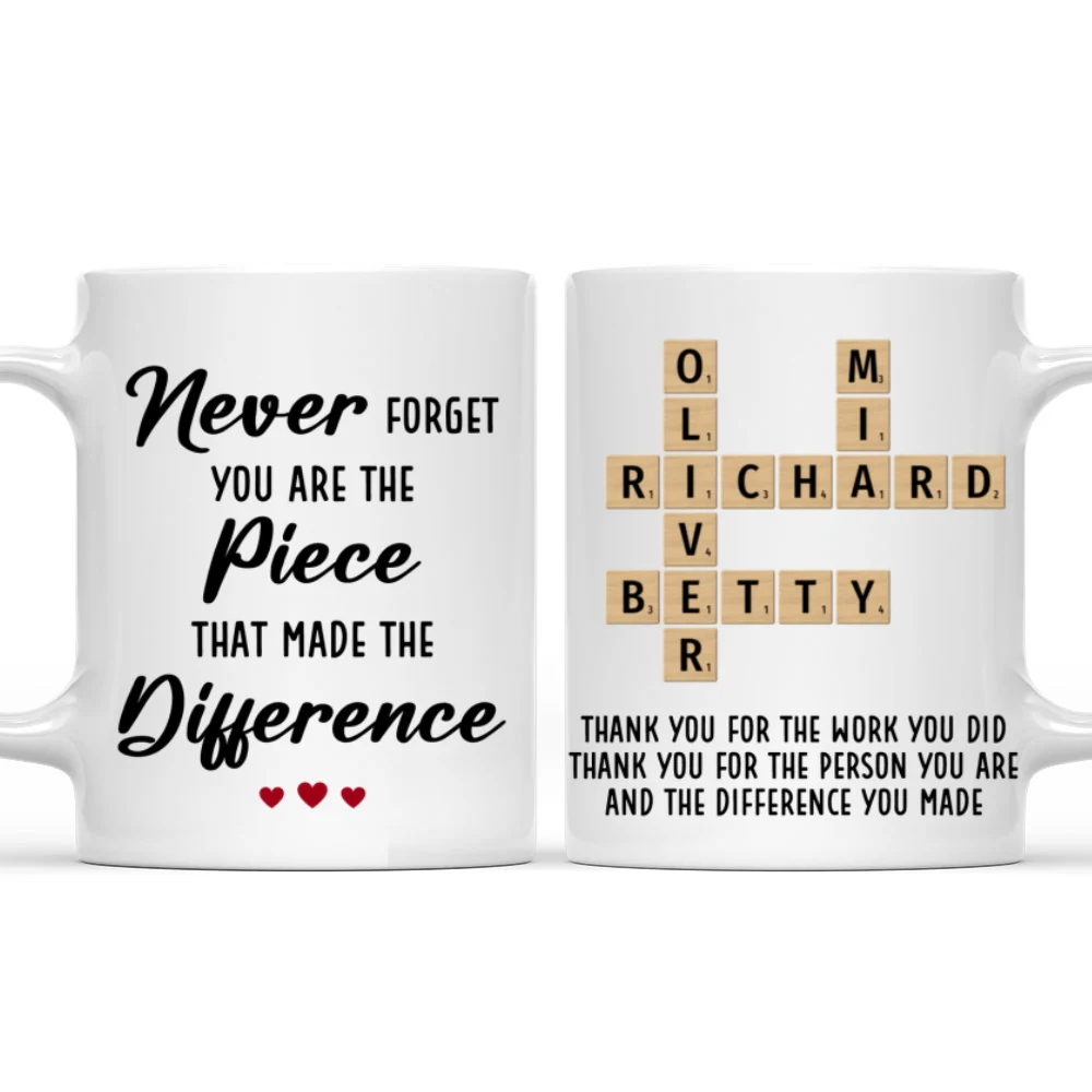 Thank You For All - Personalized Custom Coffee Mug - Image 8