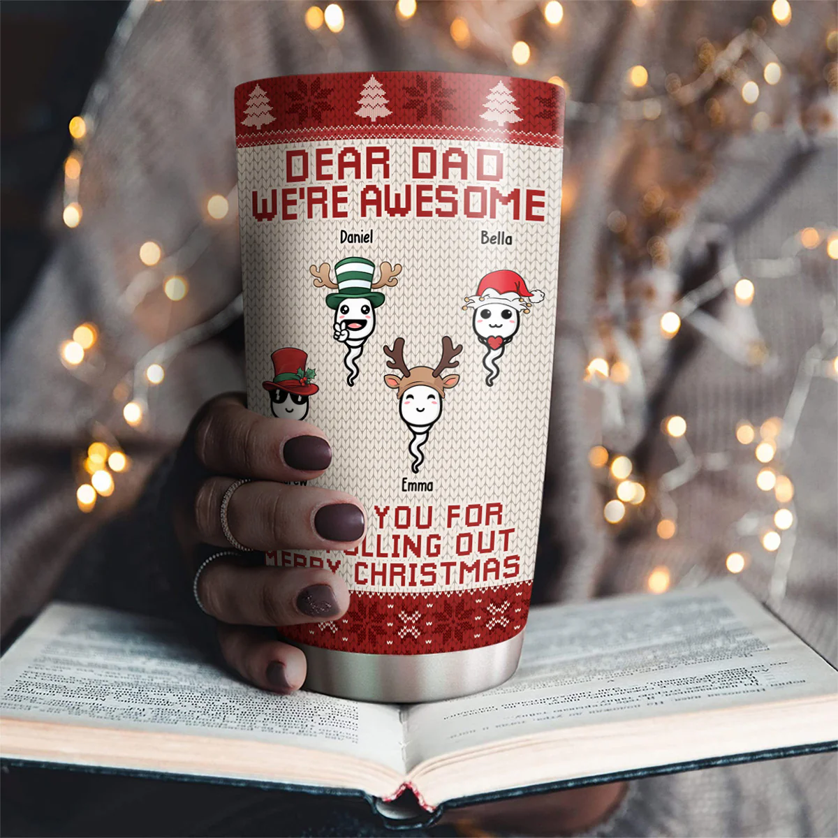 Thank You For Not Pulling Out - Personalized Custom Tumbler - Image 3