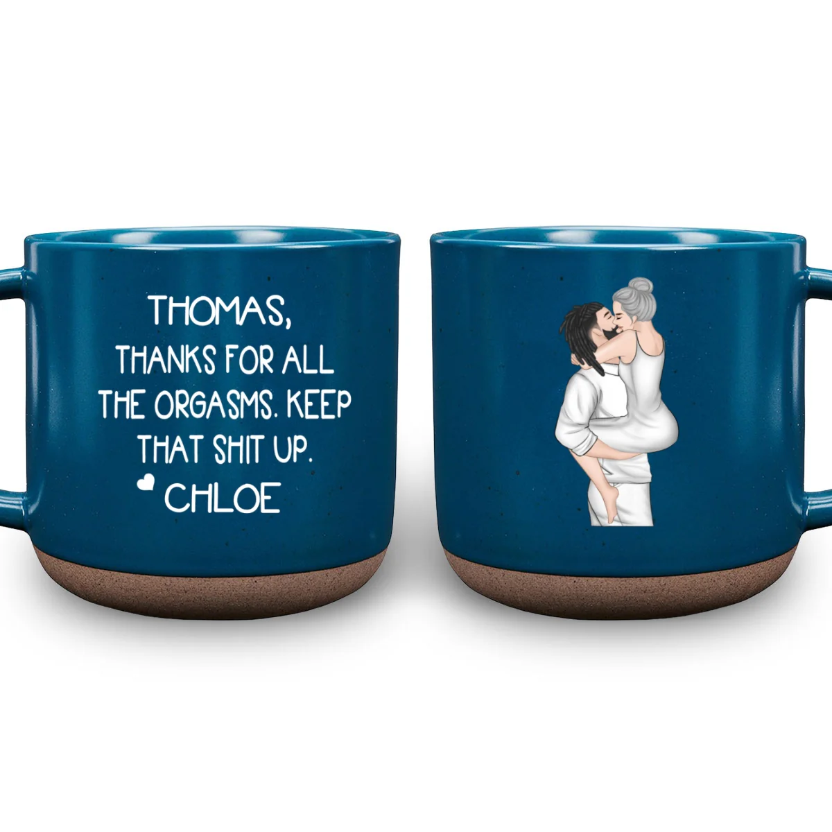 Thanks For All - Personalized Custom Pottery Mug - Image 7