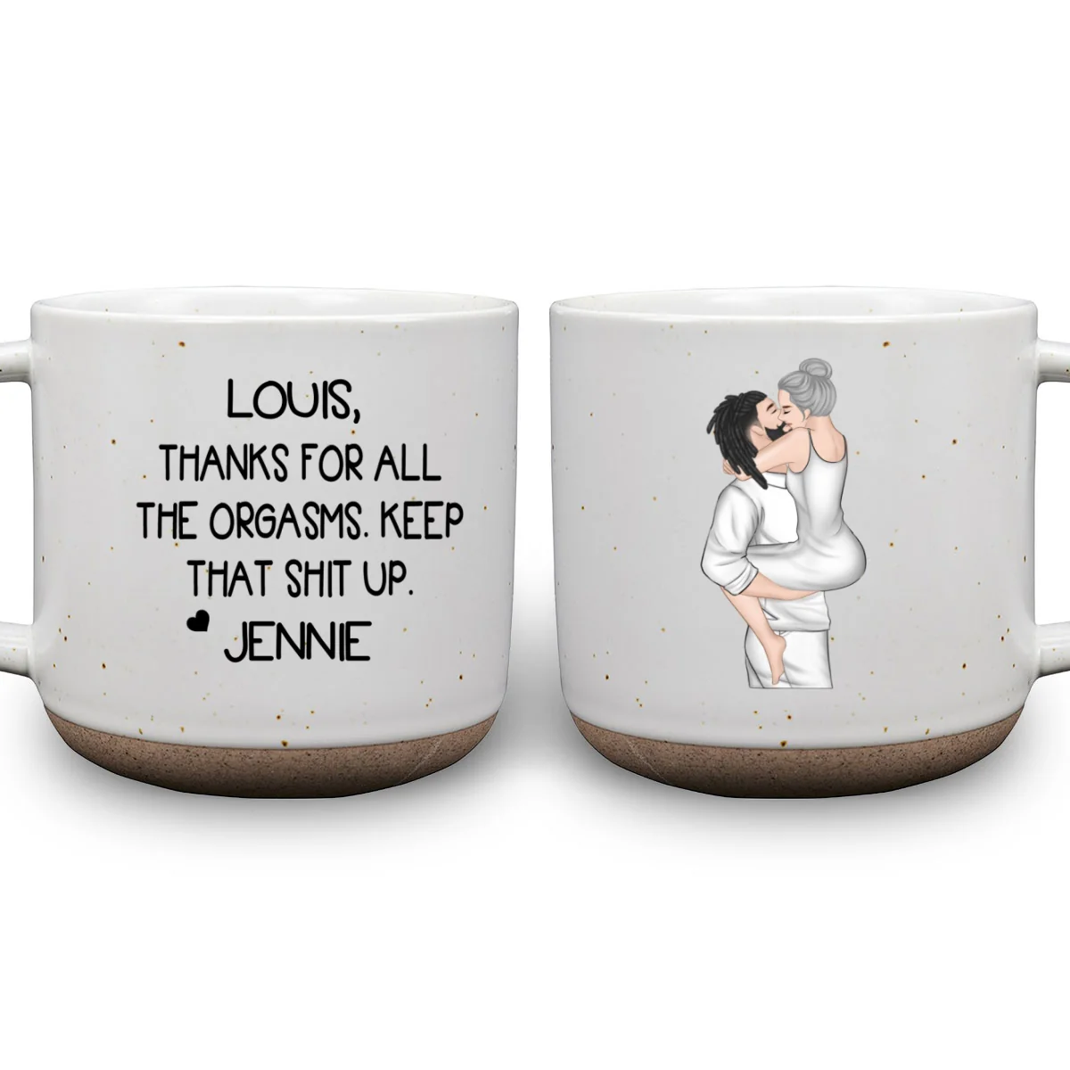 Thanks For All - Personalized Custom Pottery Mug - Image 8