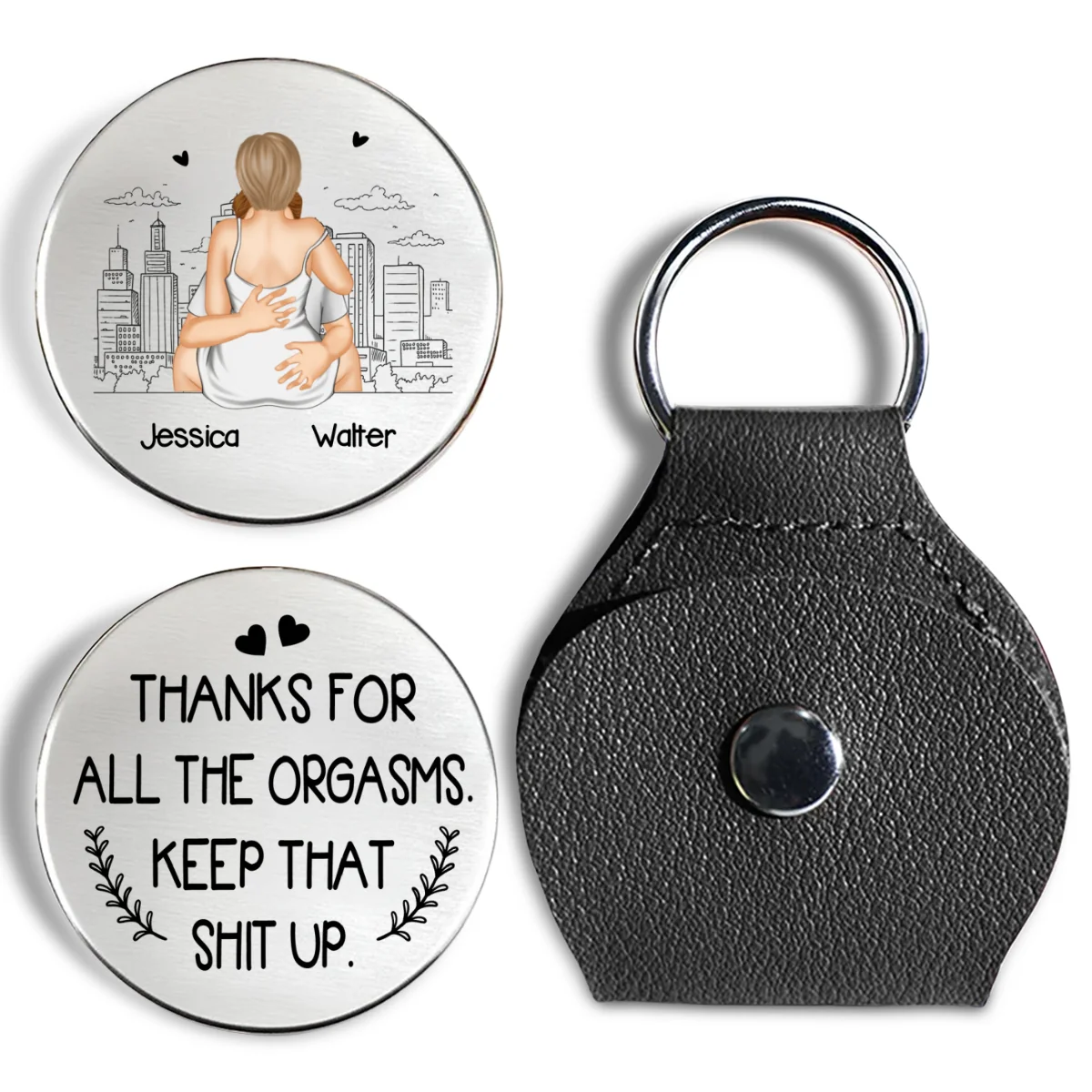 Thanks For All The Orgasms - Personalized Custom Pocket Hug - Image 7