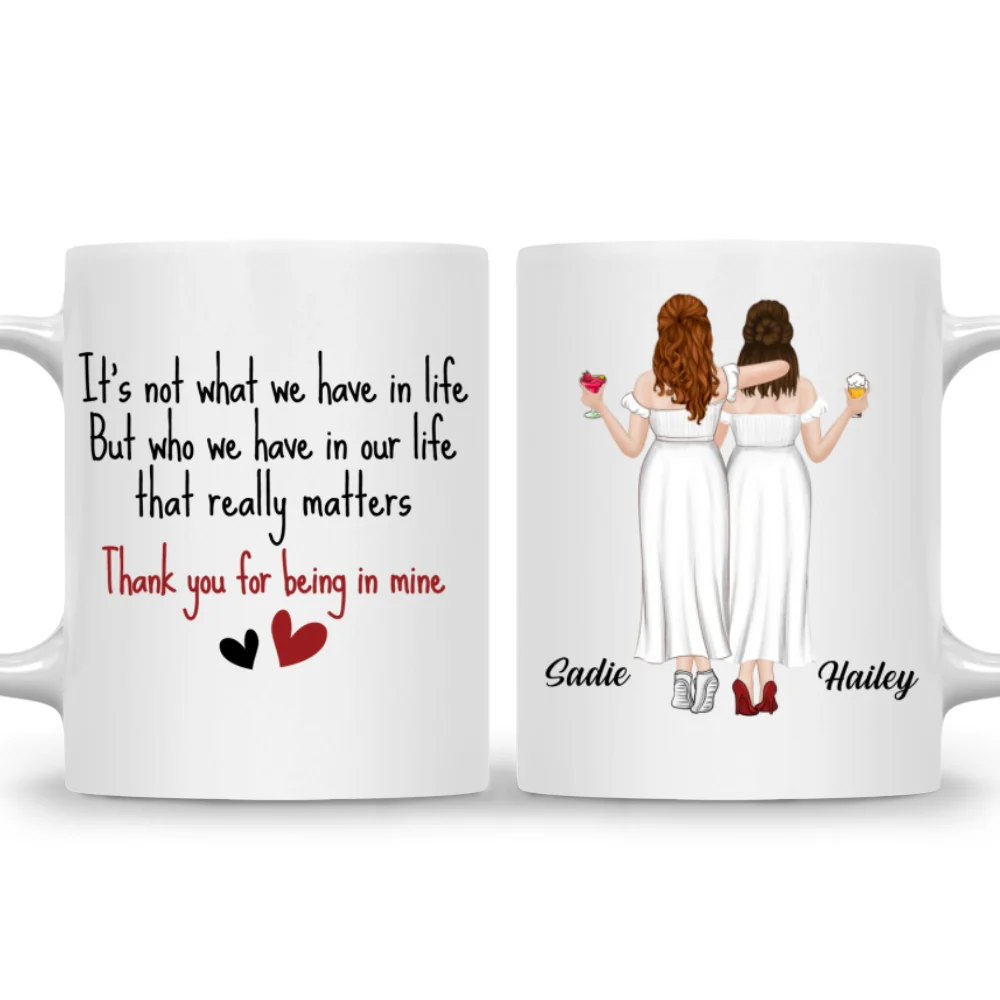 Thanks For Being Mine - Personalized Custom Coffee Mug - Image 7