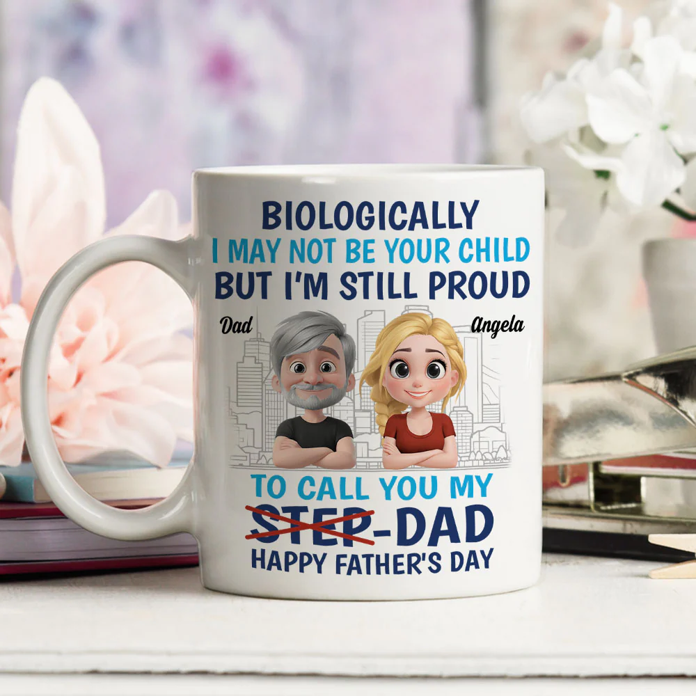 Thanks For Being My Dad - Personalized Custom Coffee Mug - Image 6