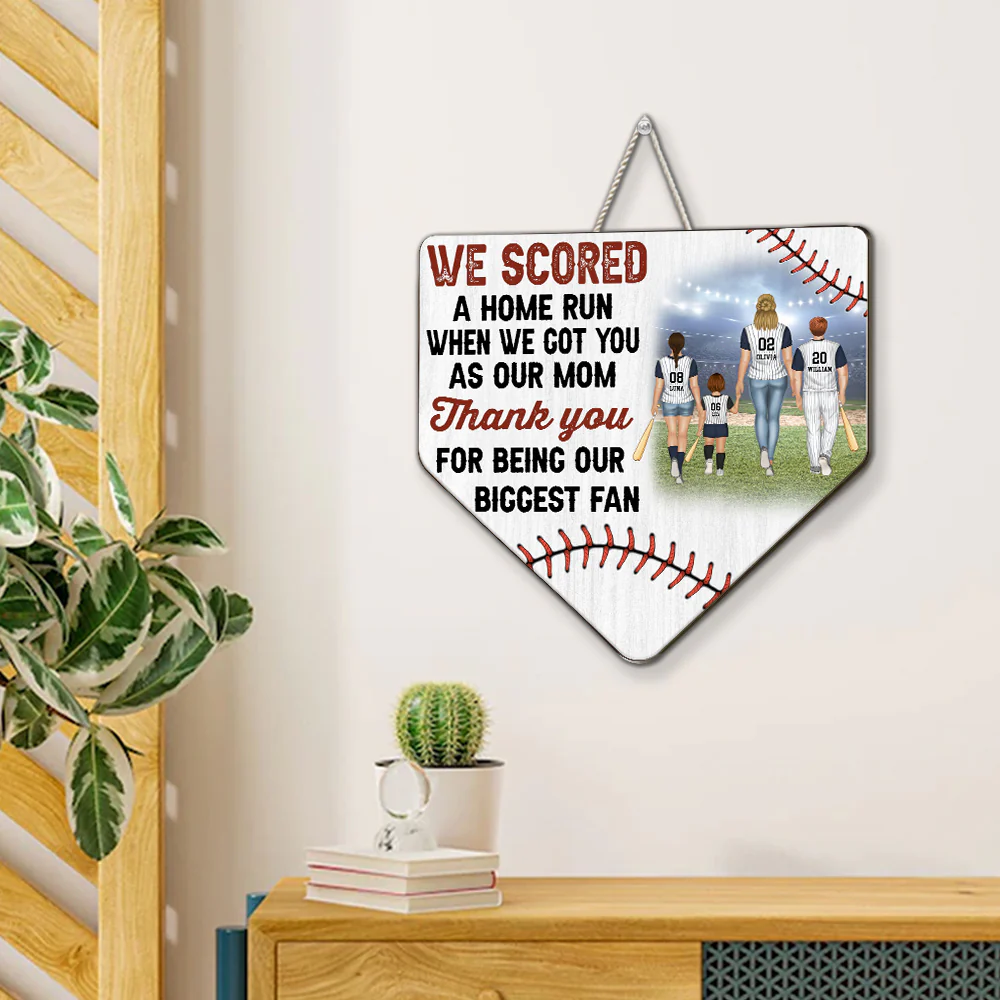 Thanks For Cheering Us On - Personalized Custom Wood Sign - Image 4